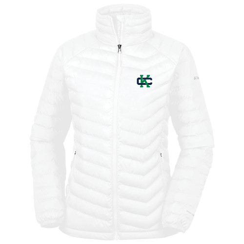  Columbia Womens White Powder Lite Jacket - Spirit Mark