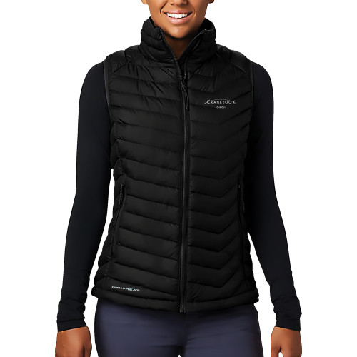  Columbia Womens Black Powder Lite Vest - School Signature
