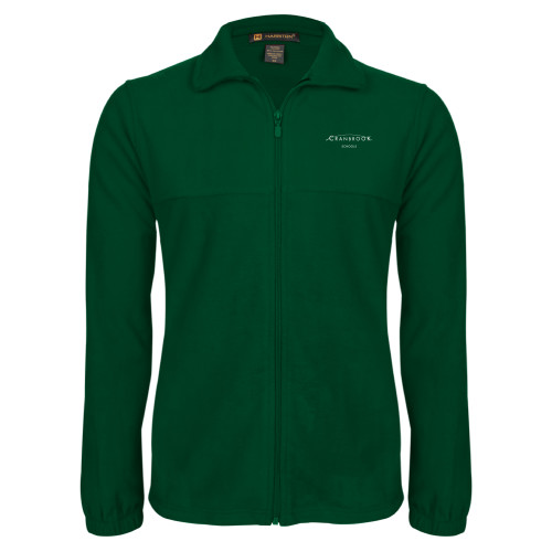  Dark Green Fleece Full Zip Jacket - Cranbrook Schools Signature