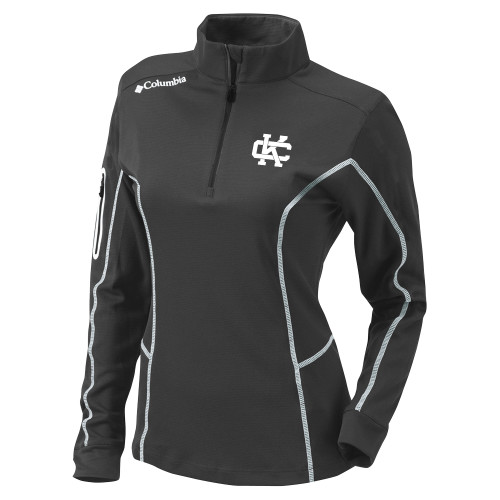 Columbia Womens Omni Wick Charcoal 1/4 Zip - Spirit Mark