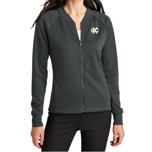  Mercer+Mettle Womens Anchor Grey Full Zip Jacket - Primary Logo CK