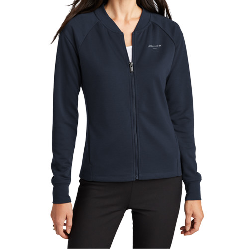  Mercer+Mettle Womens Night Navy Full Zip Jacket - Cranbrook Schools Signature