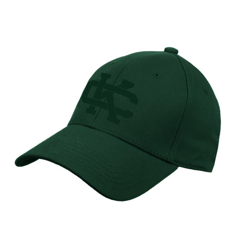  Dark Green Structured Adjustable Pro Style Hat - Primary Logo CK
