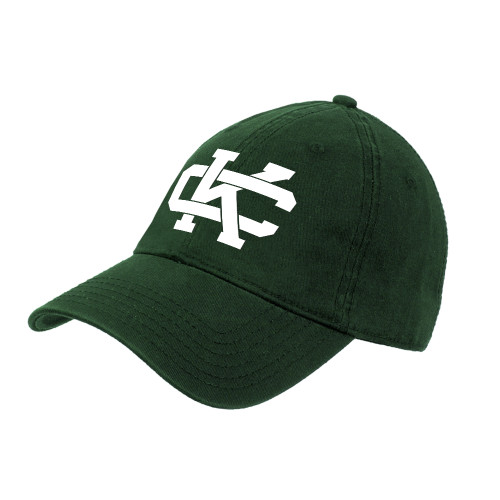  Dark Green Unstructured Adjustable Low Profile Hat - Primary Logo CK
