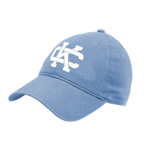  Light Blue Unstructured Adjustable Low Profile Hat - Primary Logo CK