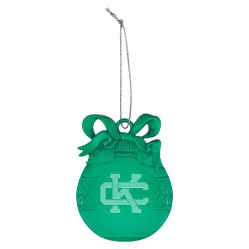  Green Bulb Ornament - Primary Logo CKEngraved