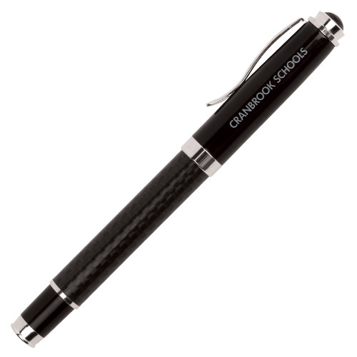  Luna Black Rollerball Pen - Cranbrook Schools FlatEngraved