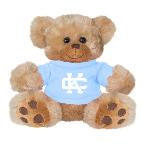  Plush Big Paw 8 1/2 inch Brown Bear w/Light Blue Shirt - Primary Logo CK
