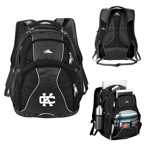  High Sierra Black Swerve Computer Backpack - Spirit Mark