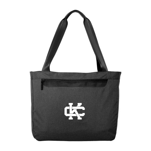  Executive Graphite Heather Laptop Tote - Primary Logo CK