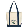Thumbnail image for  Cotton Canvas Natural/Navy Tote Bag
