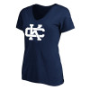 Thumbnail image for  Womens Plus Navy V Neck T Shirt