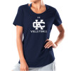 Thumbnail image for  Under Armour Womens Navy Charged Cotton Tee