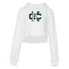 Thumbnail image for  Bella + Canvas Womens White Cropped Fleece Hood