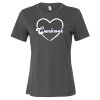 Thumbnail image for  Bella + Canvas Womens Asphalt Relaxed Cotton T Shirt
