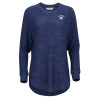Thumbnail image for  Boxercraft Womens Navy Heather Cuddle Oversized Crew