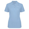 Thumbnail image for  Womens Silk Touch Light Blue Pique Polo