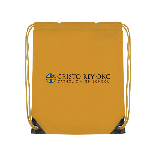  Gold Drawstring Backpack - Cristo Rey OKC Catholic High School