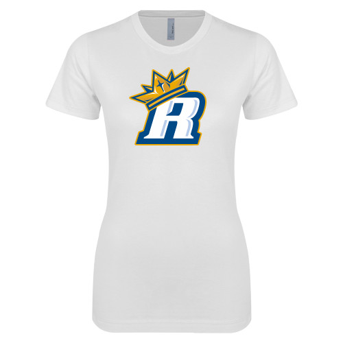  Next Level Womens White Boyfriend Tee - R Royals