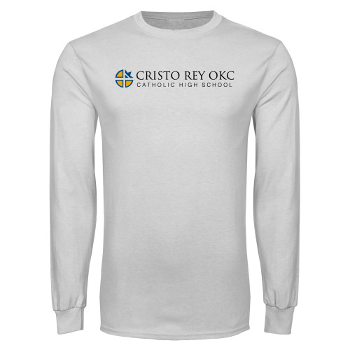  White Long Sleeve T Shirt - Cristo Rey OKC Catholic High School