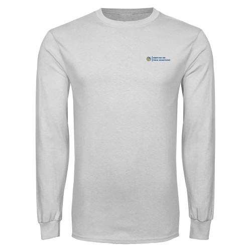  White Long Sleeve T Shirt - Cristo Rey OKC Proud Grandparent