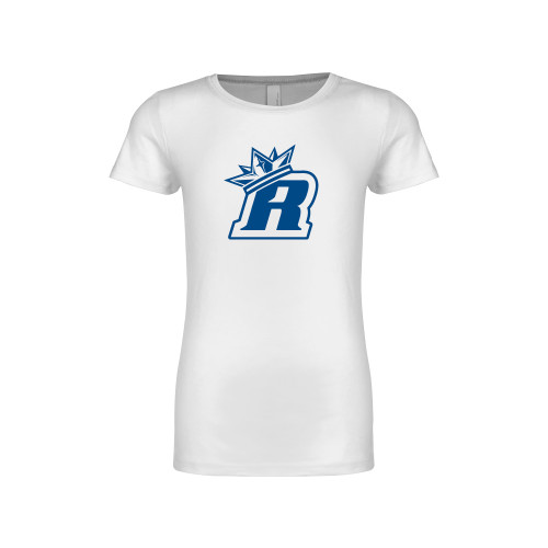  Next Level Girls White Fashion Fit T Shirt - R Royals