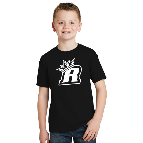  Youth Black T Shirt - R Royals