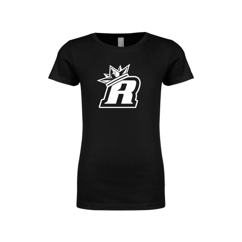  Next Level Girls Black Fashion Fit T Shirt - R Royals