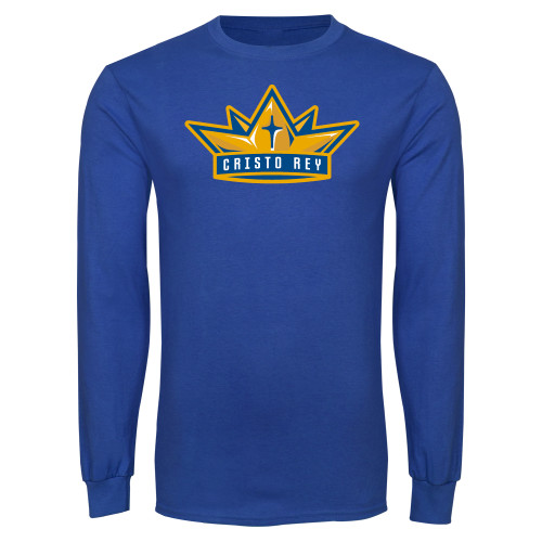  Royal Long Sleeve T Shirt - Cristo Rey Crown