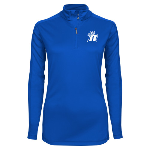  Syntrel Womens Royal Interlock 1/4 Zip - R Royals