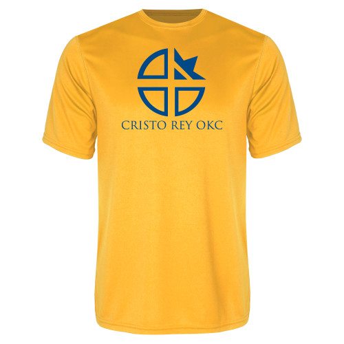  Gold Performance Tee - Stacked Inst.