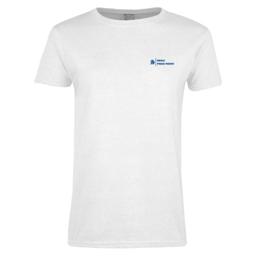  Womens White Short Sleeve Tee - Royals Proud Parent