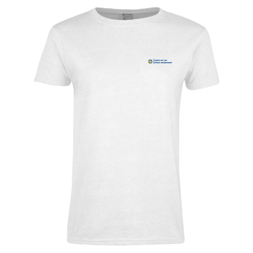  Womens White Short Sleeve Tee - Cristo Rey OKC Proud Grandparent