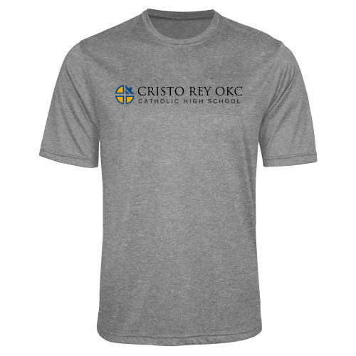  Grey Heather Performance Contender Tee - Cristo Rey OKC Catholic High School