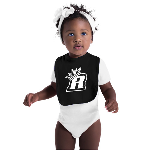  Black Baby Bib - R Royals