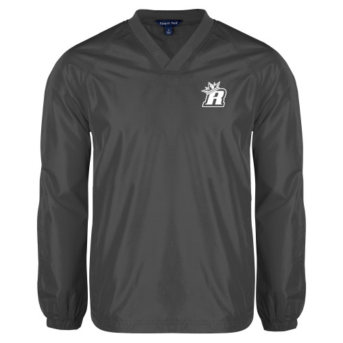  Charcoal V Neck Raglan Windshirt - R Royals