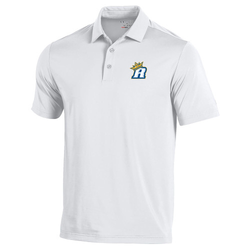  Under Armour White Performance Polo - R Royals