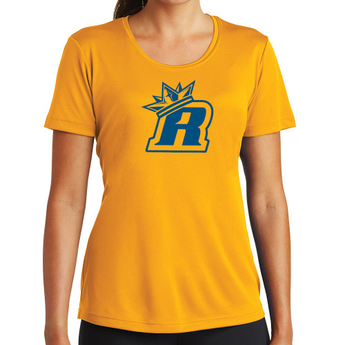  Womens Gold Performance Short Sleeve Tee - R Royals