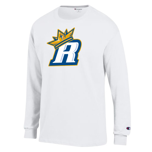  Champion White Long Sleeve T Shirt - R Royals