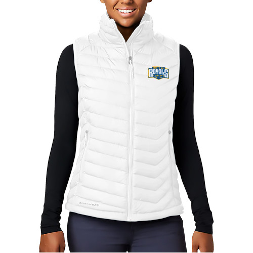  Columbia Womens White Powder Lite Vest - Cristo Rey Royals