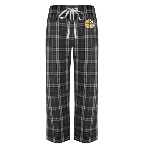  Black/Grey Flannel Pajama Pant - Cristo Rey OKC