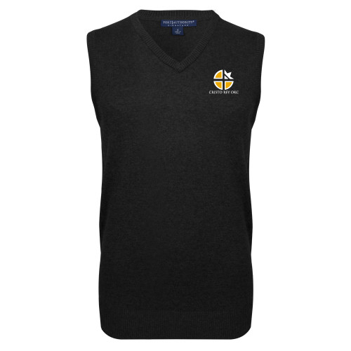  Black VNeck Sweater Vest - Cristo Rey OKC