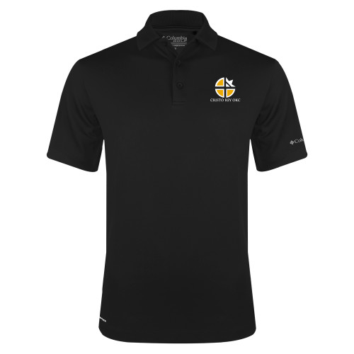  Columbia Black Omni Wick Drive Polo - Cristo Rey OKC