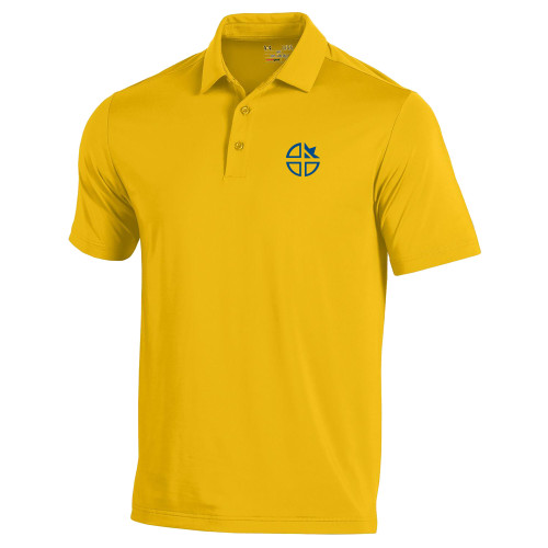  Under Armour Gold T2 Performance Polo - Cristo Rey OKC