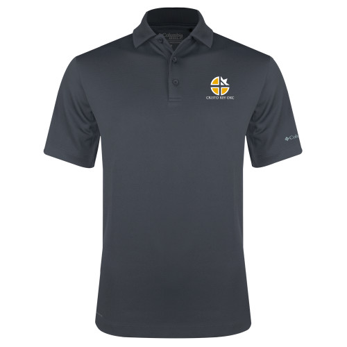  Columbia Charcoal Omni Wick Drive Polo - Cristo Rey OKC
