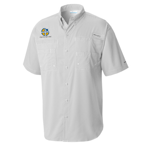  Columbia Cool Grey Tamiami Performance Short Sleeve Shirt - Cristo Rey OKC