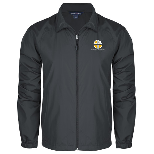  Charcoal Full Zip Wind Jacket - Cristo Rey OKC
