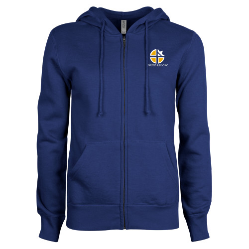  ENZA Womens Royal Fleece Full Zip Hoodie - Cristo Rey OKC