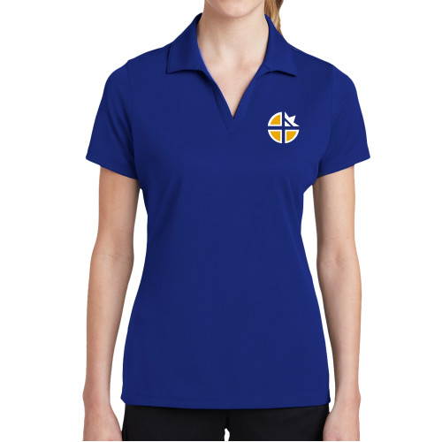  Womens Royal Dry Mesh Polo - Cristo Rey OKC