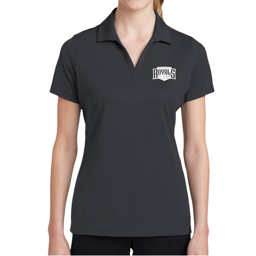  Womens Charcoal Dry Mesh Polo - Cristo Rey Royals